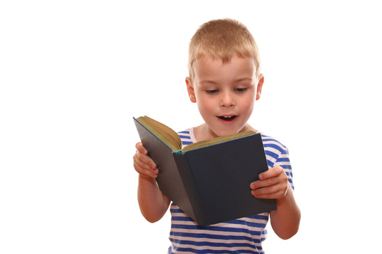 kid read book